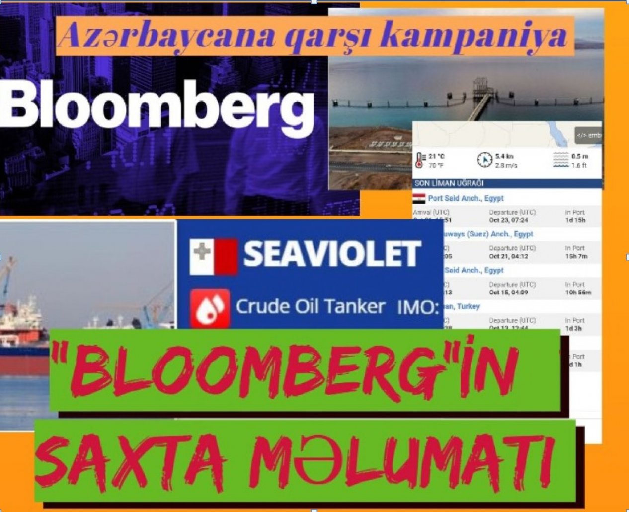 “Bloomberg”in saxta məlumatı Azərbaycana qarşı kampaniyaya start verib