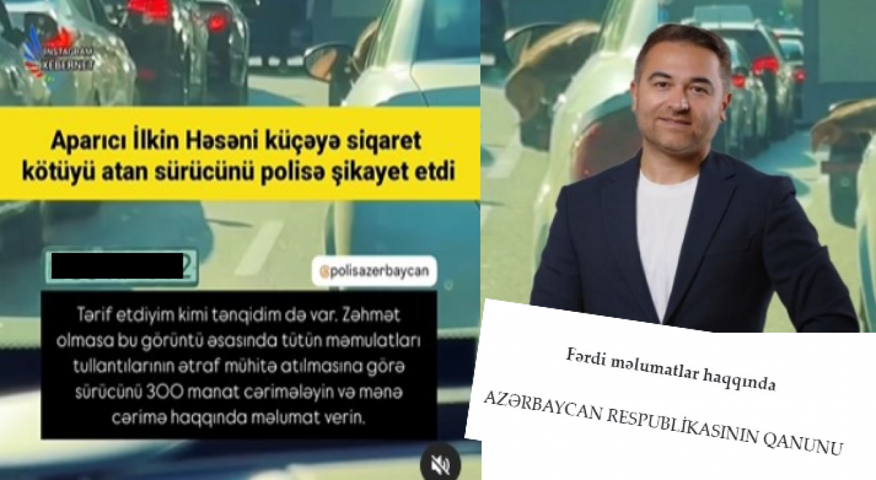 Aparıcı İlkin Həsəni bu videonu paylaşmaqla qanunları pozub?