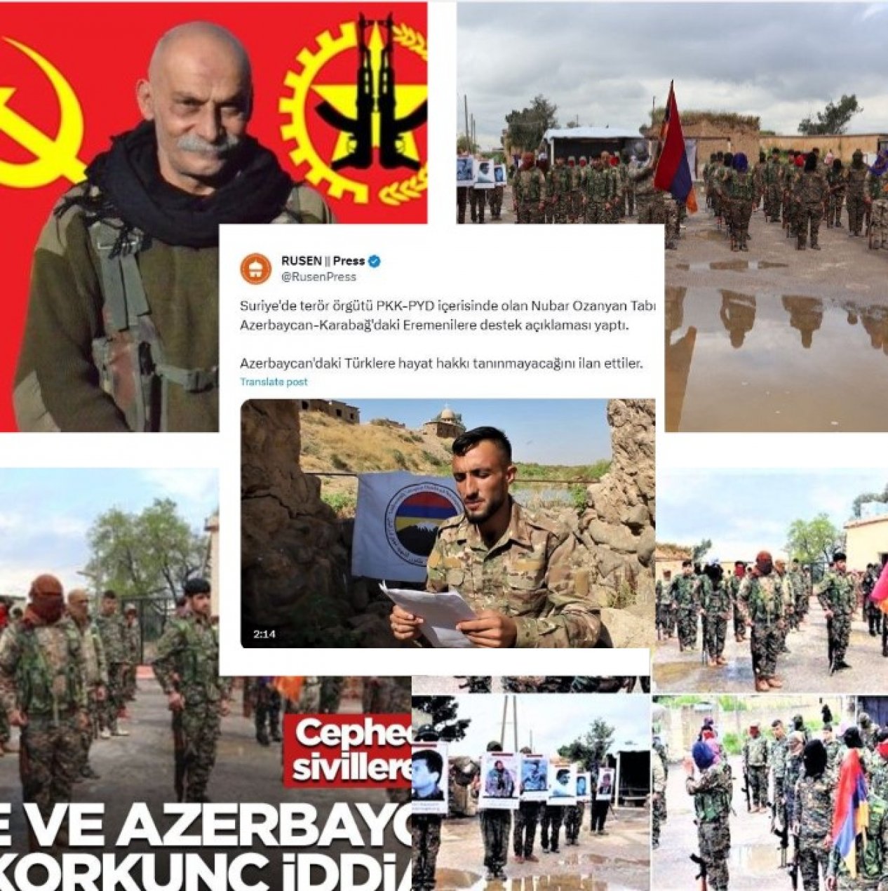 “Nubar Ozanyan terror briqadası” Azərbaycanı təhdid edib