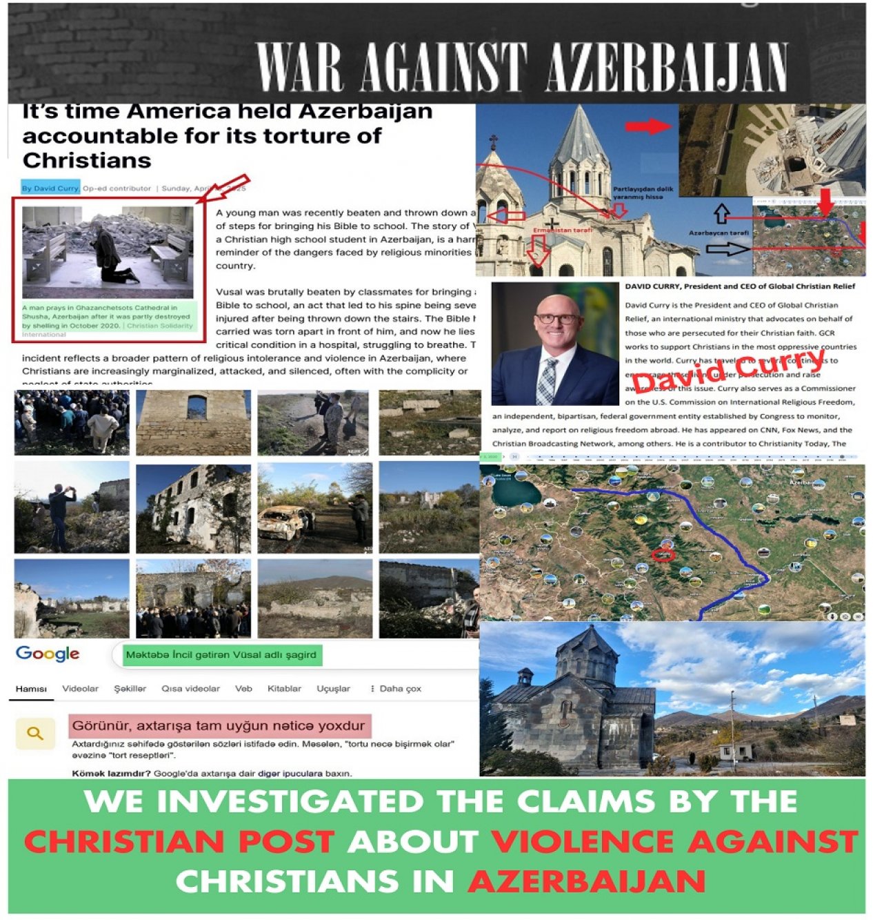 We investigated the claims by The Christian Post about violence against Christians in Azerbaijan