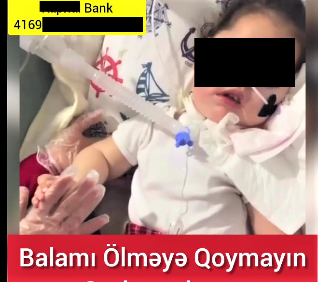 “Balamı ölməyə qoymayın” başlıqlı paylaşım edən səhifəni ARAŞDIRDIQ