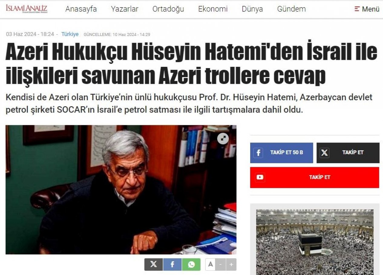 İslamianaliz.com sitesinin hukukçu Hüseyin Hatemiyle ilgili iddiaları ne kadar doğru?!