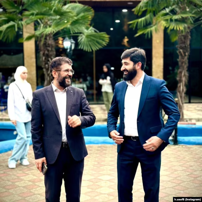 Hüseyn Yusufzadə və Rahid Kərimov 5 oktyabr 2023-cü il yeni tədris ilinin açılışında