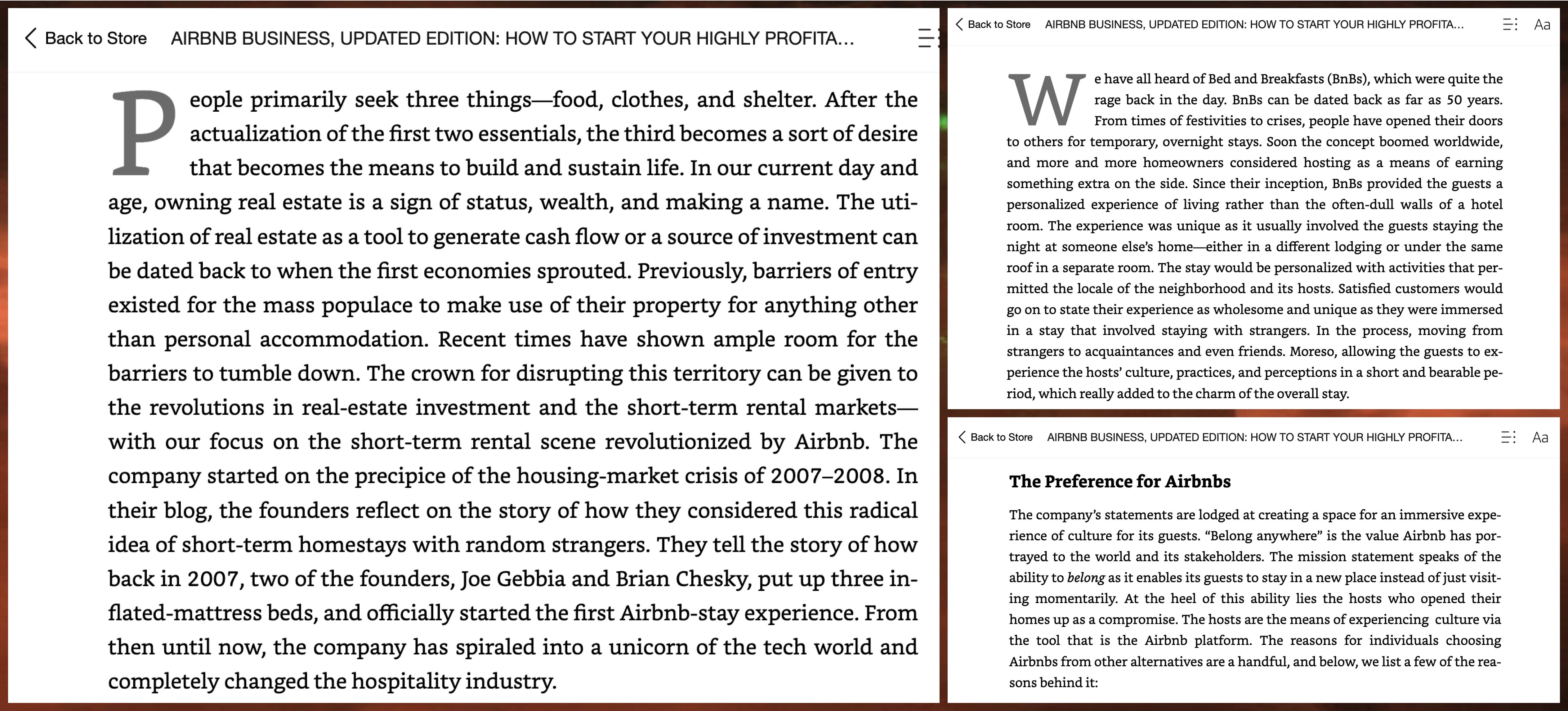 the history of bed and breakfasts, except some of it is wrong