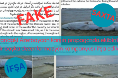 İran'daki Azerbaycan karşıtı propaganda ekibinin bir başka dezenformasyon kampanyası ifşa edildi