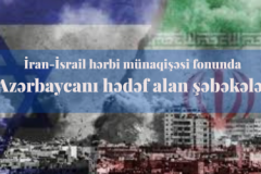 İran-İsrail hərbi münaqişəsi fonunda Azərbaycanı hədəf alan şəbəkələr