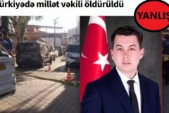 Türkiyədə qətlə yetirilən şəxs deputat deyil