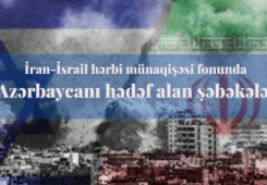 İran-İsrail hərbi münaqişəsi fonunda Azərbaycanı hədəf alan şəbəkələr