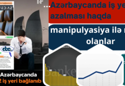 Azərbaycanda iş yerlərinin azalması haqda manipulyasiya ilə məşğul olanlar