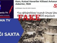 Ermənilərin qondarma TV kanalı və yaydıqları saxta fotonu araşdırdıq