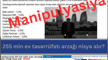 “Meydan Tv”nin faktlarla manipulyasiyası ifşa olundu