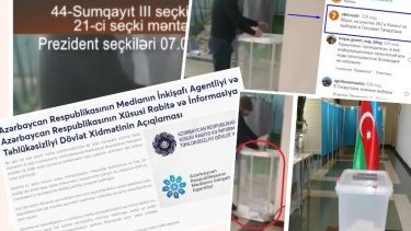 44 saylı Sumqayıt üçüncü Seçki Dairəsinin 21 saylı məntəqəsində qeydə alınmış video saxtadır