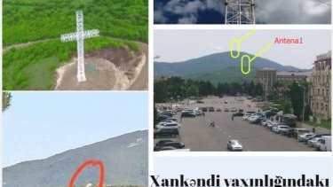 Очередной ложный иск армян в международном суде: возле Ханкенди снесен 50-метровый крест