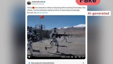 Fact check: Are China's robot soldiers just AI fakes?
