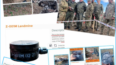 Мины, обнаруженные под Шушей, армянского производства - ДОКАЗАТЕЛЬСТВА