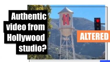 Video of Netflix logo painted over Warner Bros tower is altered