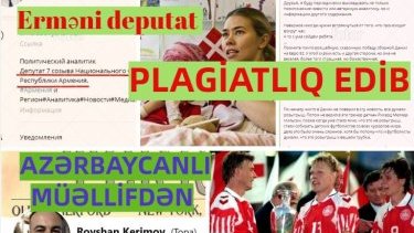 Erməni deputat azərbaycanlı müəllifdən plagiatlıq edib-FAKT