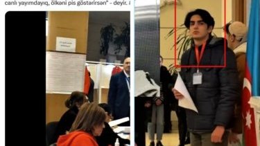 Seçki günü türk jurnalist ilə mübahisə edən “dövlət rəsmisinin” kimliyini müəyyən etdik