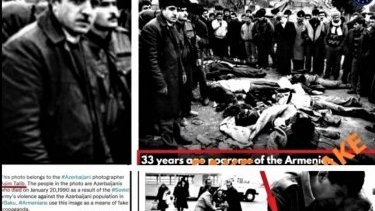 Armenians once again release photo taken during January 20 tragedy under their name