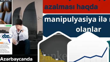Azərbaycanda iş yerlərinin azalması haqda manipulyasiya ilə məşğul olanlar