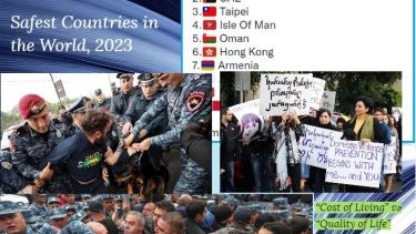 “Dünyanın ən təhlükəsiz ölkələrinin reytinqi” cədvəlində Ermənistan 7-ci yerdə imiş