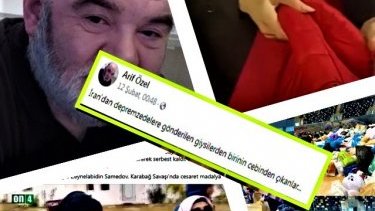 Türkiyəyə yardım üçün göndərilən, cibinə konfet və çərəz qoyulmuş gödəkcə videosunu da İrana bağladılar