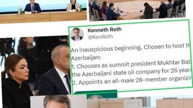 “Human Rights Watch”-un keçmiş rəhbəri Azərbaycana qarşı hələ də qərəzlidir