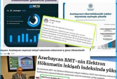 “Azadlıq qəzeti”nin növbəti yalanı: Azərbaycan “Rəqəmsal hökumət” indeksi üzrə regionda sonuncudur