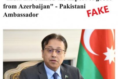 The disinformation support provided by Armenia to India has been exposed