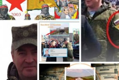 What connects the peacekeeper Andrey Volkov with the terrorists in Aghdara and Afrin?