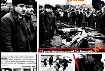 Armenians once again release photo taken during January 20 tragedy under their name