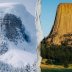 Did 'historic wind event' leave massive snow bank on Wyoming's Devils Tower?