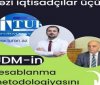 Bəzi iqtisadçılar üçün ÜDM-in hesablanma metodologiyasını xatırladırıq