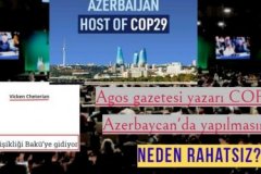 Why is writer of Agos newspaper not happy with COP29 being held in Azerbaijan?!